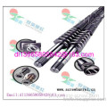 Double Twin Conical Screw Barrel For Machine 